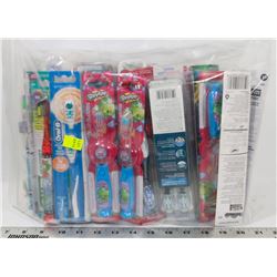 LARGE BAG OF ASSORTED TOOTHBRUSHES