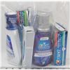 Image 1 : BAG OF TOOTHPASTE AND MOUTHWASH