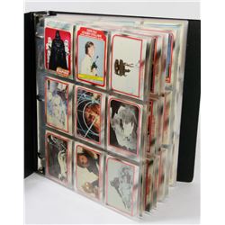 BINDER WITH OVER 280 STAR WARS OPEECHEE TRADING