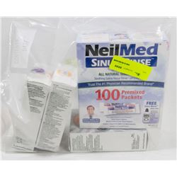 BAG OF NEILMED SINUS RINSE, AND ALIGN DIGESTIVE