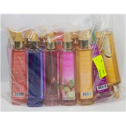 BAG OF ASSORTED BODY FRAGRANCE SPRAY