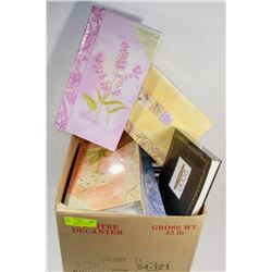 BOX OF NEW PHOTO ALBUMS & PICTURE FRAMES