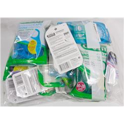 BAG OF DENTAL CARE ITEMS