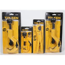 SET OF 4 NEW TOLSEN ITEMS HEAVY