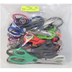 BAG OF ASSORTED SCISSORS
