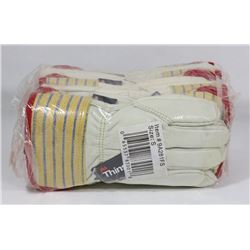 BUNDLE WITH 6 PAIRS OF WORK GLOVE SIZE SMALL