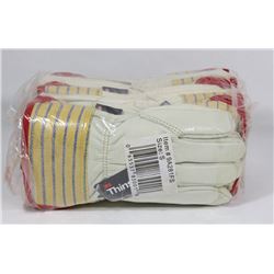 BUNDLE WITH 6 PAIRS OF WORK GLOVE SIZE SMALL