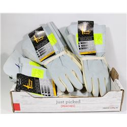 4 PAIRS OF GANER BRAND LEATHER FIRE RESISTANT