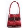 Image 1 : NEW RED SNAKESKIN STYLE PURSE
