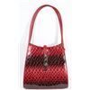 Image 1 : NEW RED SNAKESKIN STYLE PURSE