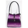 Image 1 : NEW PURPLE SNAKESKIN STYLE PURSE