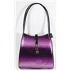 Image 1 : NEW PURPLE SNAKESKIN STYLE PURSE