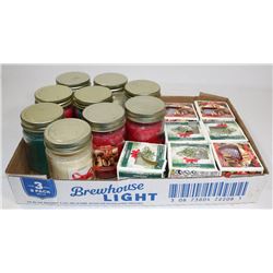FLAT OF SCENTED CANDLES