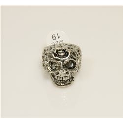 NEW GOTHIC SKULL BIKER RING SIZE: 9