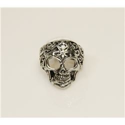 NEW GOTHIC SKULL BIKER RING SIZE: 9