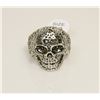 Image 1 : NEW GOTHIC SKULL BIKER RING SIZE: 10