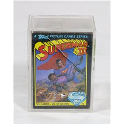 SUPERMAN 3 COMPLETE CARD SET