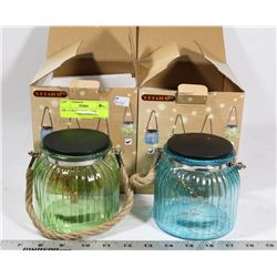2PK 11 CM LED MASON JARS