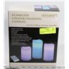 Image 1 : 3PK COLOR CHANGING R/C PILLAR CANDLES