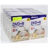 Image 1 : EIGHT 5 PACKS OF NEW DVD+R BLANK DISKS WITH CASES