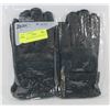 Image 1 : 2PK MENS LEATHER GLOVES SMALL