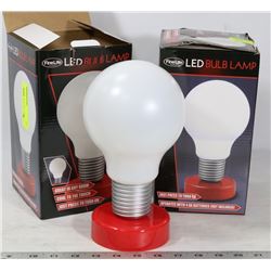 PAIR OF FINELIFE LED BULB LAMPS