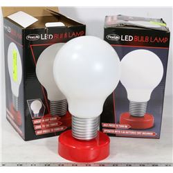 PAIR OF FINELIFE LED BULB LAMPS