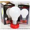 Image 1 : PAIR OF FINELIFE LED BULB LAMPS