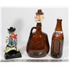 Image 1 : BOX W/ VINTAGE LIQUOR BOTTLES