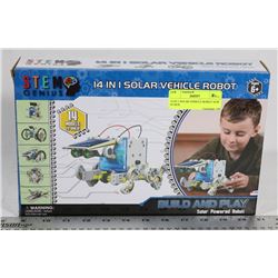 14 IN 1 SOLAR VEHICLE ROBOT NEW IN BOX