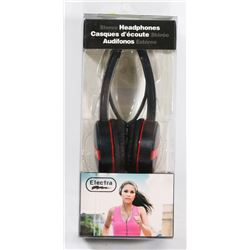 NEW ELECTRA COLLAPSIBLE STEREO HEADPHONES