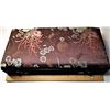 Image 2 : 18) ASIAN SILK JEWELRY BOX & CONTENTS