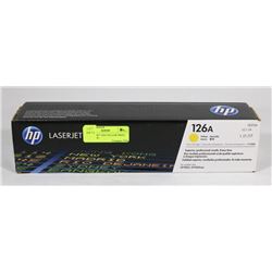 HP LASERJET 126A YELLOW PRINT CARTRIDGE.