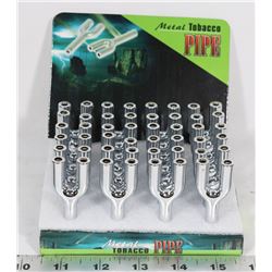 RETAIL DISPLAY OF METAL TOBACCO PIPES