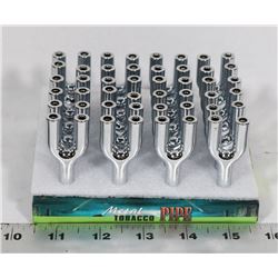 RETAIL DISPLAY OF METAL TOBACCO PIPES