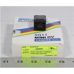 MINI DV FULL HD SPY CAMERA COMS WITH DASH MOUNT