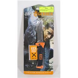 GERBER SURVIVAL KNIFE FOLDING SHEATH KNIFE, NEW