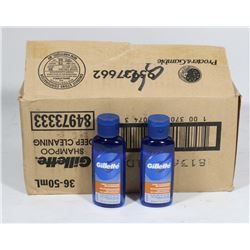 CASE OF GILLETTE TRAVEL SIZE DEEP CLEANING