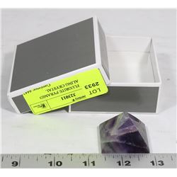RAINBOW FLUORITE PYRAMID SHAPE HEALING CRYSTAL