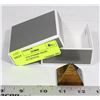 Image 1 : TIGERS EYE PYRAMID SHAPE HEALING CRYSTAL