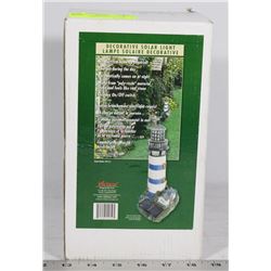 DECORATIVE OUTDOOR SOLAR LIGHT SHAPED AS A