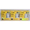 Image 1 : LOT OF THREE 9.5W LED LIGHT BULBS