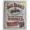 Image 1 : JACK DANIELS TIN REPLICA SIGN 12"X16".