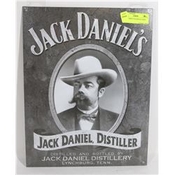 JACK DANIELS TIN REPLICA SIGN 12"X16".
