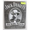 Image 1 : JACK DANIELS TIN REPLICA SIGN 12"X16".