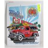 Image 1 : MELS DRIVE IN 66 YEARS TIN SIGN, 12"X16"