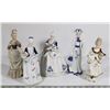 Image 1 : ESTATE COLLECTION OF 5 PORCELAIN LADY ORNAMENTS