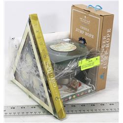 NEW LOT OF HOME ITEMS INCLUDING FONDUE SET,