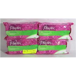 LOT OF 4 PLAYTEX PERSONAL WIPES
