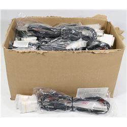 BOX OF ASSORTED INCL DVI CORDS.